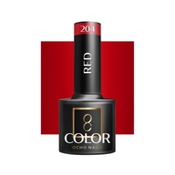 OCHO NAILS Hybridný lak red 204 -5 g