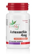 Astaxantín 4 mg 100% Prírodný 60 kap. Bestvit