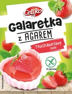 Celiko Galaretka z Agarem o smaku truskawkowym bez