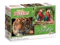 Puzzle 2x 1000 elementów Wildlife