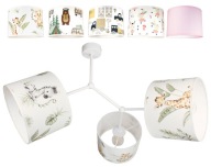 MENNYEZETI LÁMPA CSILLÁR LÁMPABÚRA GYEREKSZOBÁBA