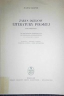 Zarys dziejów literatury polskiej - Kleiner