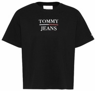 Sportowa koszulka damska TOMMY JEANS czarny tshirt