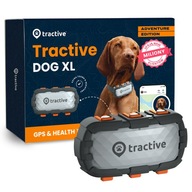 Tractive DOG XL Adventure- GPS dla psa z podłączeniem do zdrowia- jasnoszary