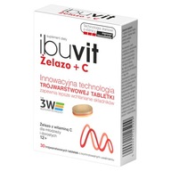 IBUVIT ŽELEZO + WIT.C PREDĹŽENÉ UVOĽŇOVANIE 30TAB