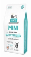 Brit Care MINI Grain-Free Light&Sterilised 7kg