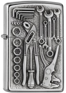 WRO zapalniczka Zippo 2007114 Toolbox emblemat zestaw narzędzi srebrna
