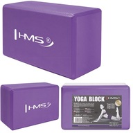 KJ01 PURPLE YOGA BLOK ČO FITNESS CVIČENIE HMS