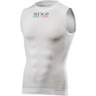 SIXS tričko bez rukávov SMX biela XL/XXL