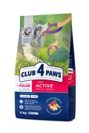 CLUB 4 PAWS suché krmivo pre aktívnych psov stredných plemien ACTIVE 5 kg