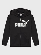 Puma Bluza Essentials Big Logo 586967 Czarny Regular Fit