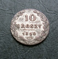 10 groszy 1840 - ładna