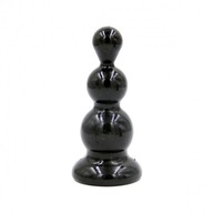 Rocket drill 3,2 inch black anal plug 3,2 inch /