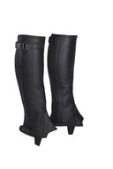 Jazdecké čiapky START Elite kožené čierne SN (31/37)