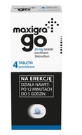 Maxigra Go 4 tabl. potencja Sildenafil