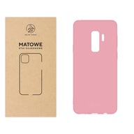 Etui kolorowe Matowe różowe do Samsung Galaxy S9 Plus