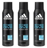 Adidas Ice Dive deodorant pre mužov 150ml 3ks