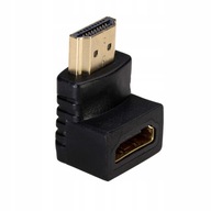 Adapter HDMI-M / HDMI-F 90 Kątowy HDMI v1.4