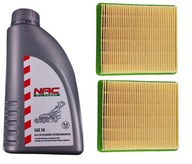Olej kosiarki NAC + filtr powietrza T475 T575 T675