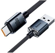 WZMACNIANY KABEL PRZEWÓD BASEUS USB USB-C 100W 6A 1.2M SZYBKIE ŁADOWANIE QC