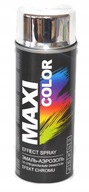 MAXI COLOR CHROM SREBRNY FARBA LAKIER SPRAY 400 ML