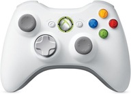 Oryginalny Pad Xbox 360 Bezprzewodowy Biały Baterie