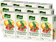 Herbata owocowa Vitax truskawka i mango 20x2g x12