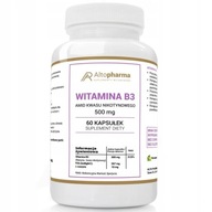 Vitamín B3 PP 500mg kyselina nikotínová 60 kaps Alto