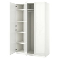 IKEA PAX FARDAL Szafy połysk biały 150x60x236 cm