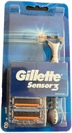 Maszynka na wkłady do golenia Gillette Sensor 3 1+8 wkładów Oryginał