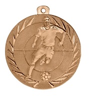 Medal brązowy 50mm Piłka nożna , wstążka