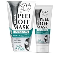 Czarna maska do twarzy Peel Off - aktywny węgiel i kiełki pszenicy 100ML