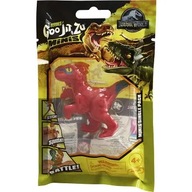 HEROES OF GOO JIT ZU JURASSIC WORLD MINIS CZERWONY GUMOWA FIGURKA DINOZAURA