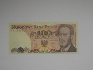 Polska Banknot 100 zł 1988 Warszawa UNC seria PU