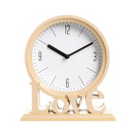 Dekoratívne Love Word Stolové hodiny Tichá dekorácia
