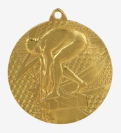 Medal fi50mm pływanie basen wstążka nadruk