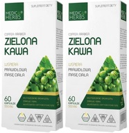 Medica Herbs Zelená káva Chudnutie 120kaps. Zdravé obličky Čistenie