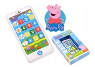 Telefon dla dzieci Peppa Pig 12,4 cm x 6,3 cm biel