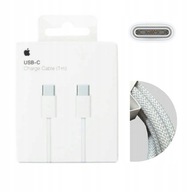 ORYGINALNY KABEL APPLE SZYBKIEGO ŁADOWANIA 60W USB-C OPLOT 1M MQKJ3ZM/A