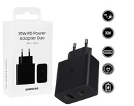 ŁADOWARKA SIECIOWA SAMSUNG 35W ADAPTER USB USB-C SZYBKIE ŁADOWANIE