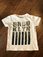 ZARA BOYS t-shirt z nadrukiem brooklyn 4 l. 104 cm