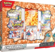 Pokémon Ex Premium Collection Box Charizard Ex 6 posilňovačov trička 3 promo