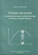 Polityka akcyzowa a rozwój przemysłu spirytusowego w Polsce w latach 90