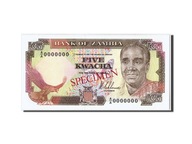Banknot, Zambia, 5 Kwacha, UNC(65-70)