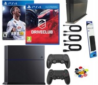 KONSOLA PS4 500GB | ZESTAW PLAY STATION 4 | 2 NOWE PADY + 2 GRY AKCESORIA