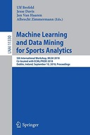 Machine Learning and Data Mining for Sports