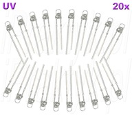 20 szt. Dioda Ultrafioletowa, UV LED 3mm 390-395nm