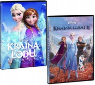 KRAJINA ĽADU časť 1+2 2xDVD PL DISNEY NOVINKA 2020