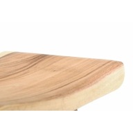 Pevná stolička z dreva mungur DIVERO - ručne ro