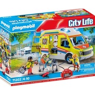 Playmobil 71202 - City Life Karetka pogotowia ze światłem i dźwiękiem